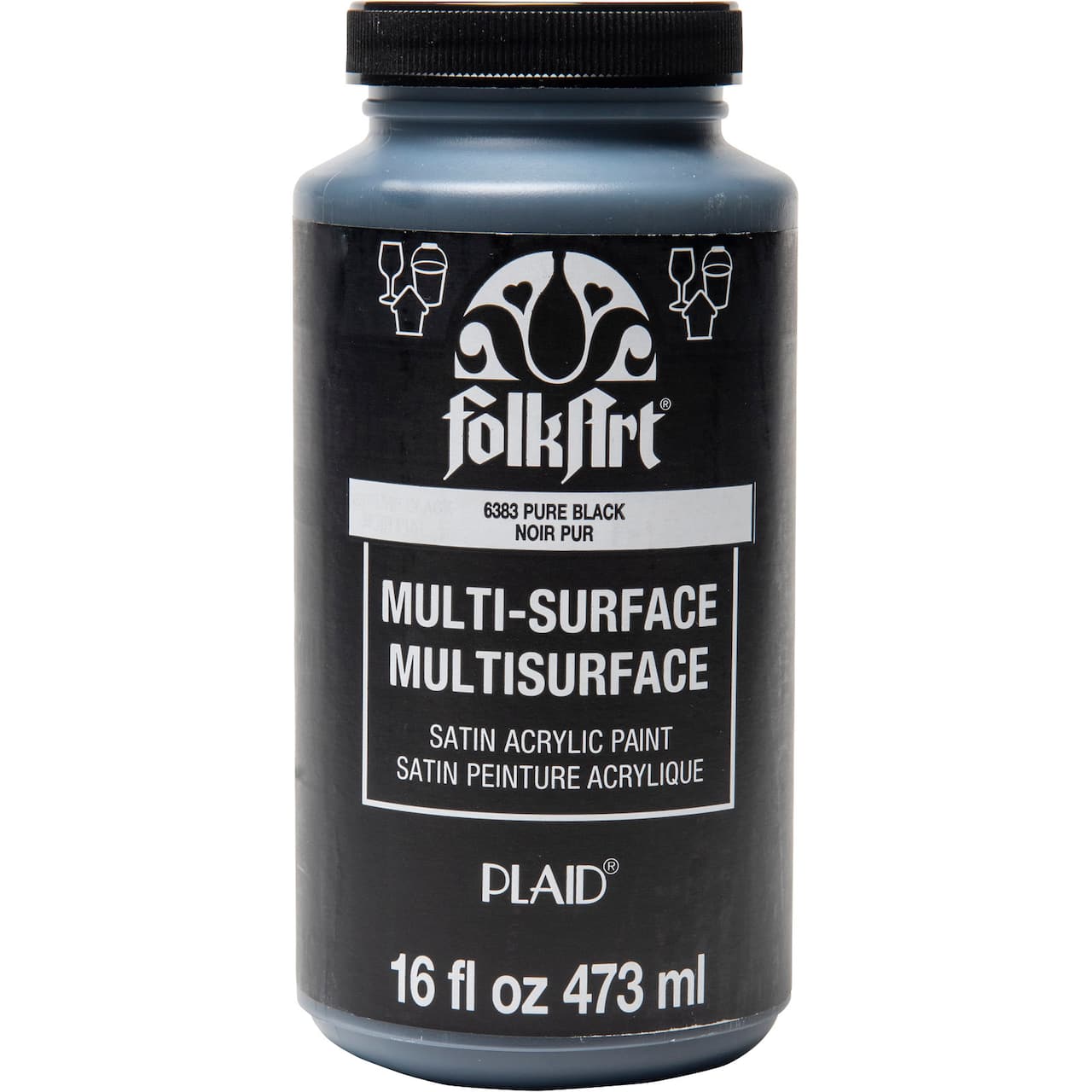 6 Pack: FolkArt® Multi-Surface Satin Acrylic Paint, 16oz.